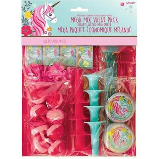Picture of MAGICAL UNICORN FAVOUR PACK - 48PK